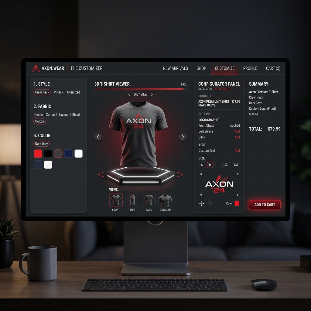 3D T-Shirt Configurator